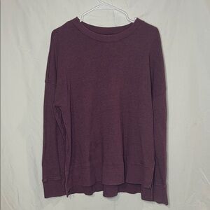 Time and Tru Maroon Long Sleeve Top